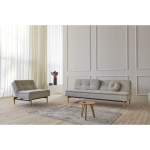 Dublexo King Single Sofa Bed - 531 Boucle White - Image 2