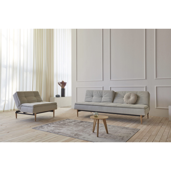 Dublexo King Single Sofa Bed - 531 Boucle White - Image 2