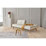 Dublexo King Single Sofa Bed - 531 Boucle White - Image 3