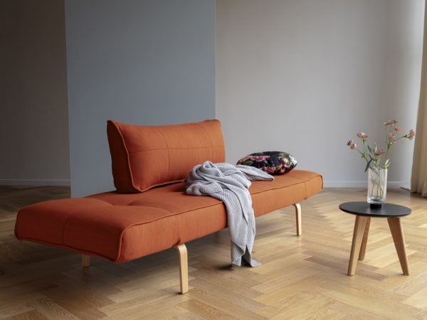Zeal Daybed with Bow Leg - Micro Check Grey 590 - Image 2