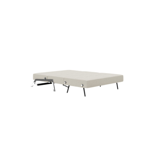 Cubed 140 Chrome Sofa Bed - Mixed Dance Natural 527 - Image 2