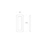 Dorian Mirror - Rectangle - Image 3