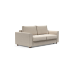 Neah 160 Sofa Bed with Curved Arms - 612 Blida Sand Grey