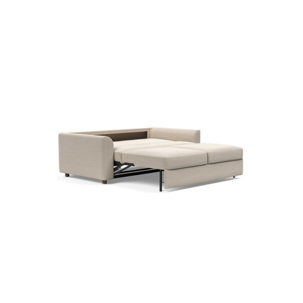 Neah 160 Sofa Bed with Curved Arms - 612 Blida Sand Grey - Image 3
