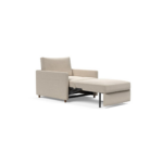 Neah 80 Sofabed Slim Arms - 612 Blida Sand Grey - Image 2