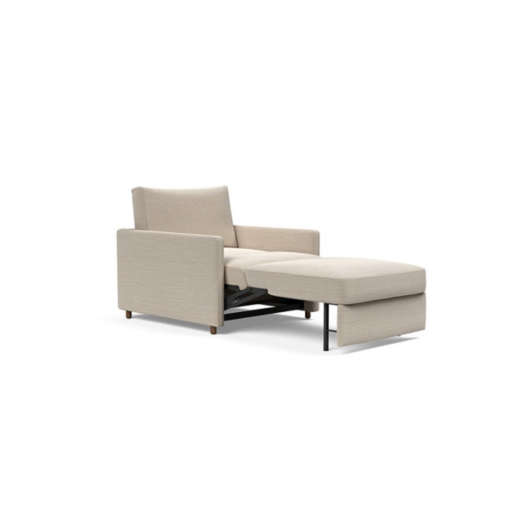 Neah 80 Sofabed Slim Arms - 612 Blida Sand Grey - Image 2