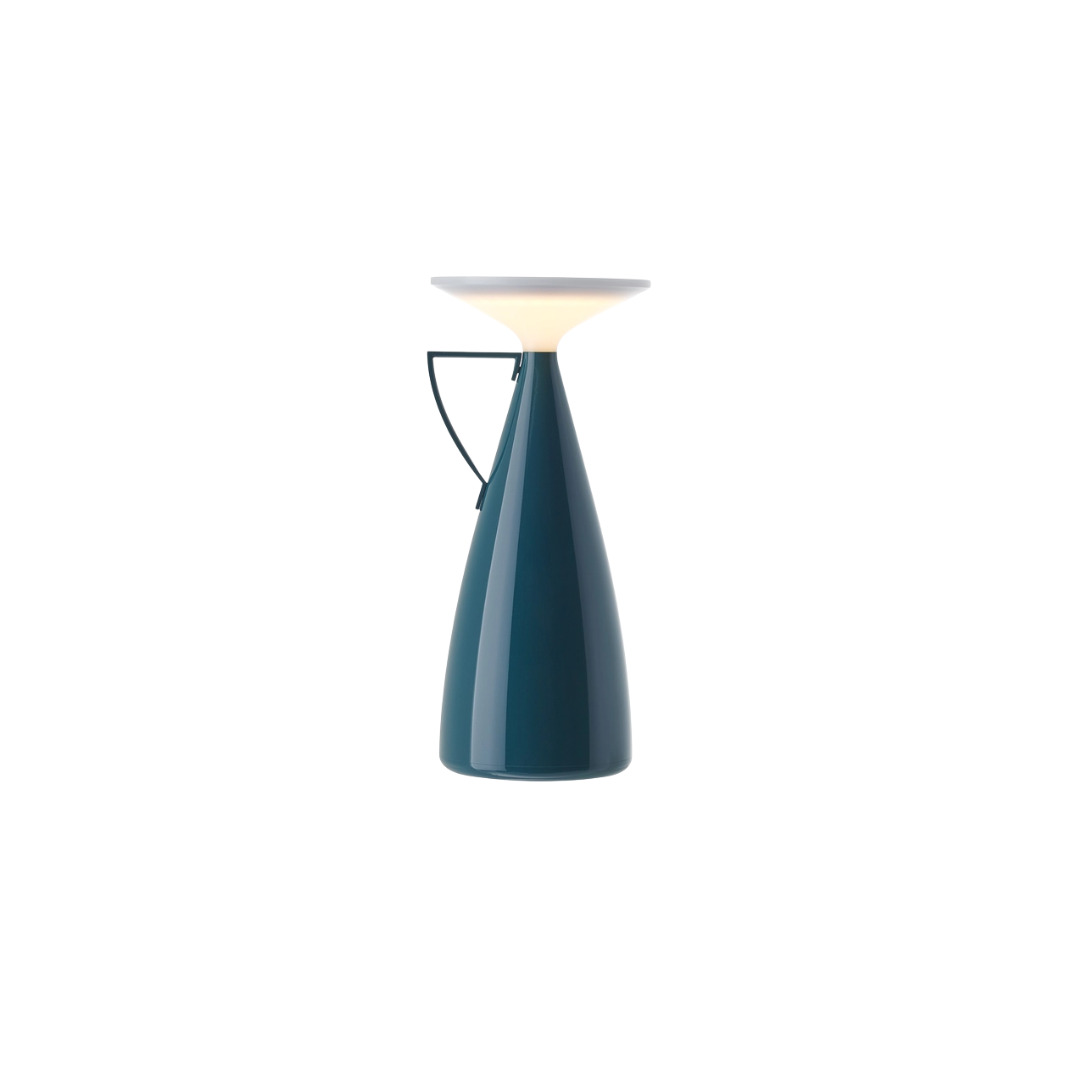 1 Camomille Table Lamp - Petrol - Image 1