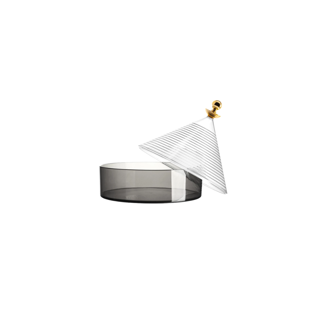 1 Trullo Table Centre - Crystal/Fume - Image 1