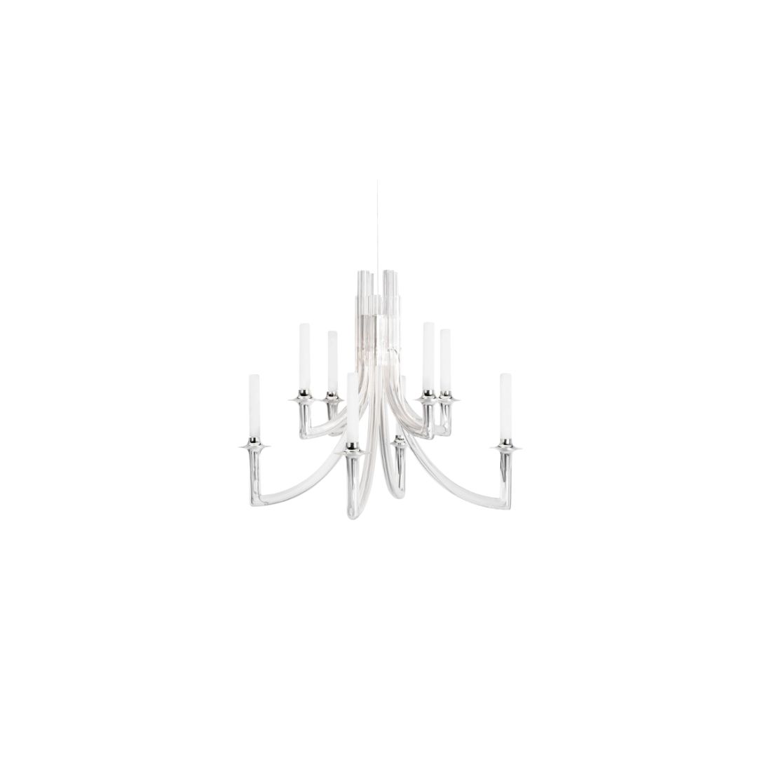 1 Khan Suspension Lamp - Crystal - Image 1