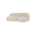 Aaland Sofa DX Right 240cm - Fabric Gorgone White