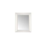 Francois Ghost Mirror 65x79cm - Glossy White