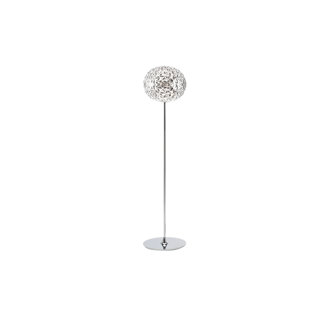 1 Planet Floor Lamp 130cm - Crystal, Chrome - Image 1