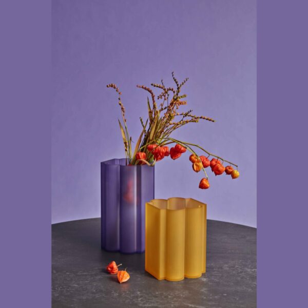 Okra Vase H34cm - Light Blue - Image 2
