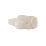 Aaland Sofa DX Right 240cm - Fabric Gorgone White - Image 6