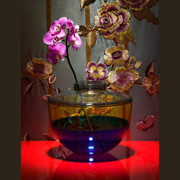 Shibuya Vase - Orange/Violet/Smoke - Image 2