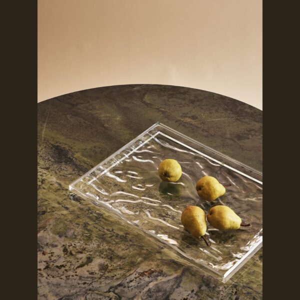 Dune Tray 46x32cm - Crystal - Image 2