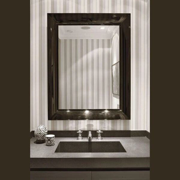 Francois Ghost Mirror 65x79cm - Glossy Black - Image 2