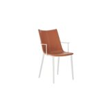 H.H.H. Chair - Full-Grain Leather White Frame - Image 3