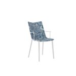 H.H.H. Chair - Upholstered Fabric White Ink - Image 3