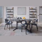 Multiplo XL Oval 192x118CM Dining Table - Nature Tundra, Black - Image 3