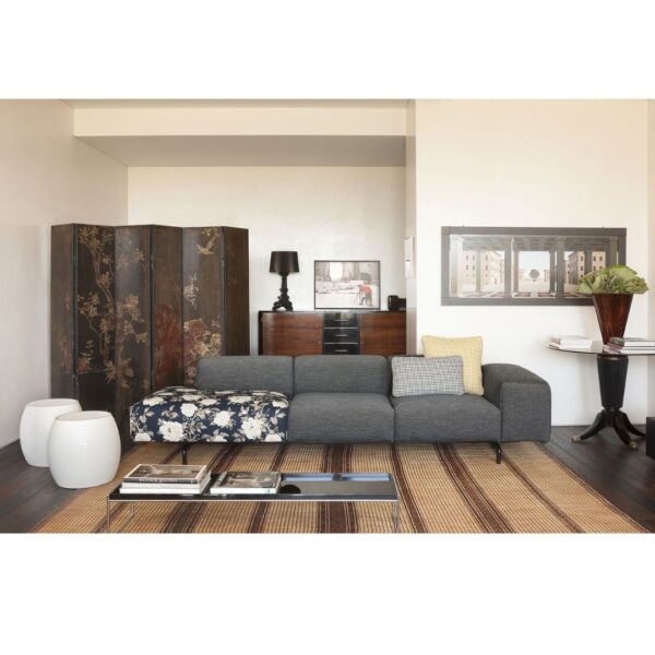 Largo 3 Seater Sofa - Gubbio Match - Ecru - Image 3