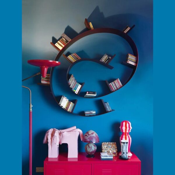 Bookworm Bookshelf - 7 Bookends Black - Image 3