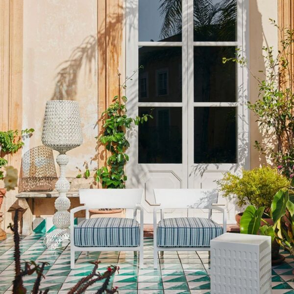 Kabuki Floor Lamp Outdoor - White - Image 3