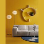 Planet Floor Lamp 130cm - Crystal, Chrome - Image 4