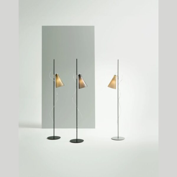 K-Lux Floor Lamp - Black,Smoke Grey - Image 4