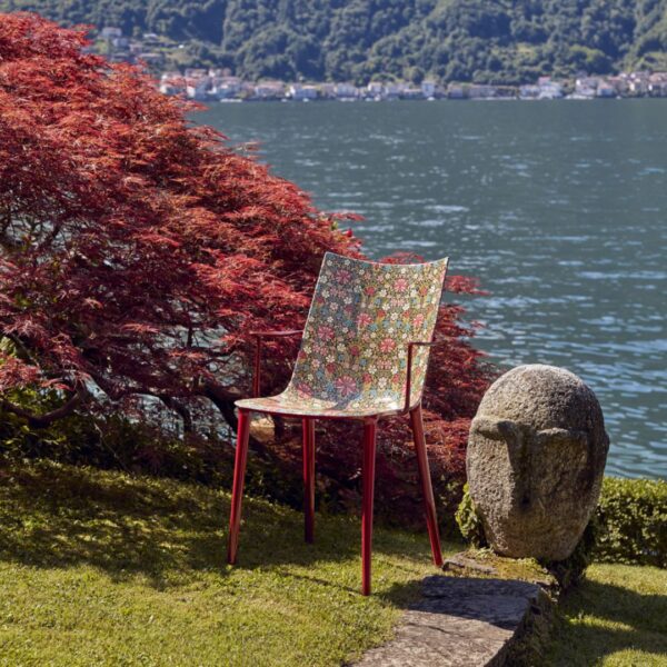 H.H.H. Chair - Full-Grain Leather White Frame - Image 4