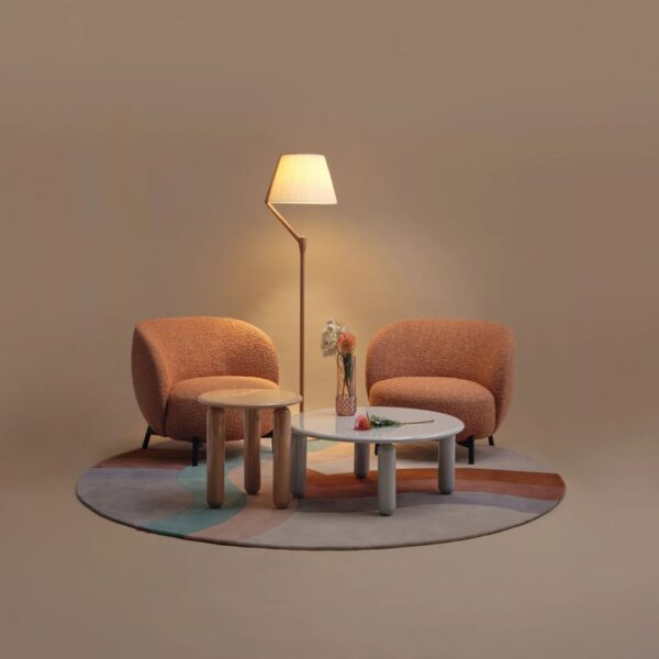 Angelo Stone Floor Lamp - Champagne - Image 7
