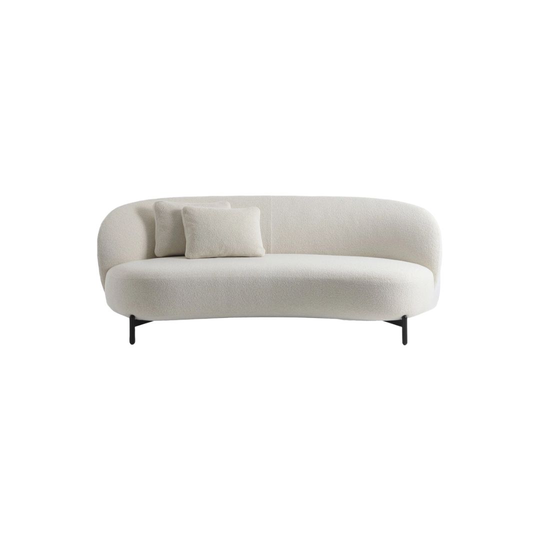 Innovation Living Jillis Sofa Bed With Arms Lunam Sofa - Orsetto White - Image 1