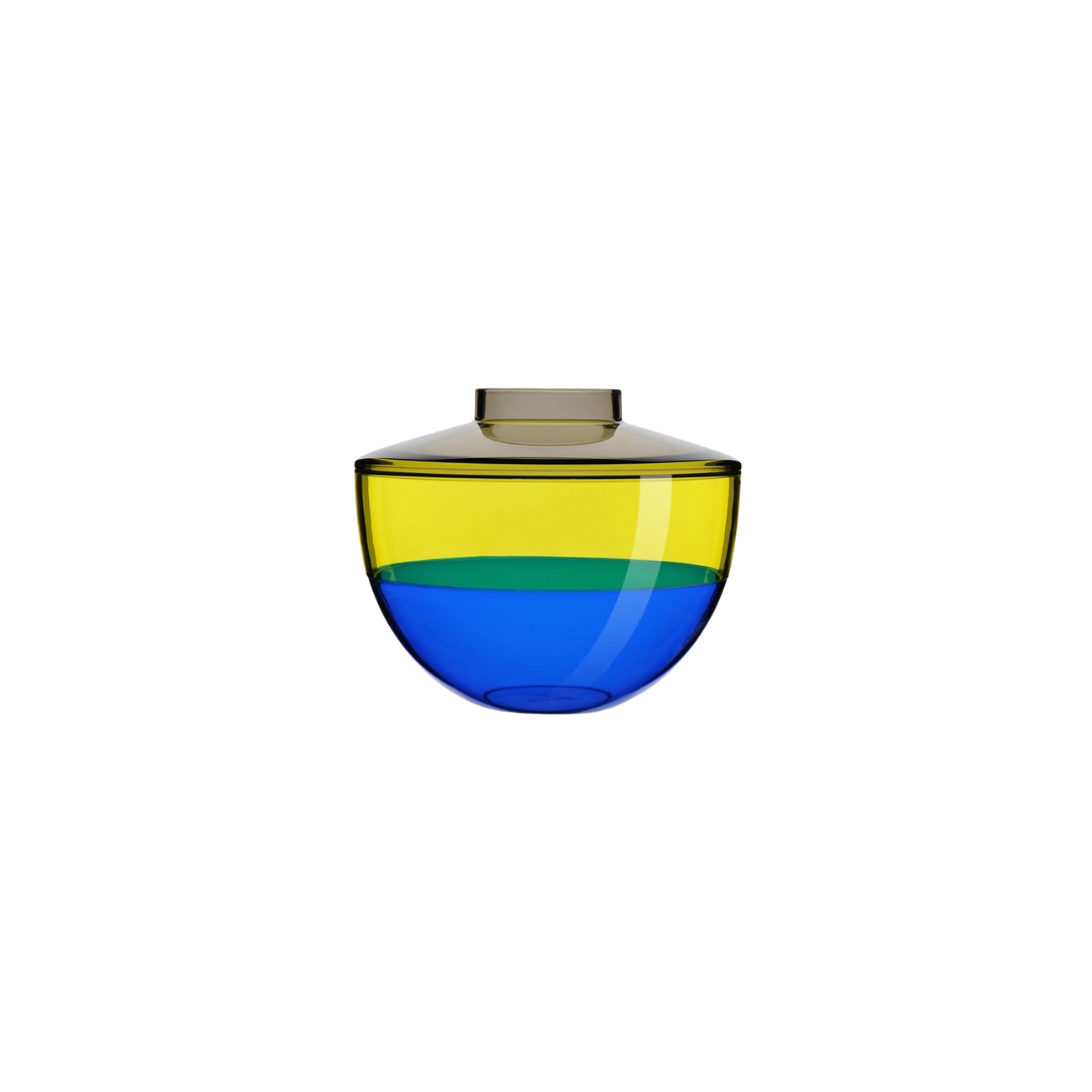 LSP Website Product Photo (1) Shibuya Vase - Smoke/Yellow/Blue - Image 1