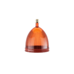 La Coupole Table Centre - Amber, Brick Red