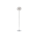 Planet Floor Lamp 160cm - Crystal, Chrome