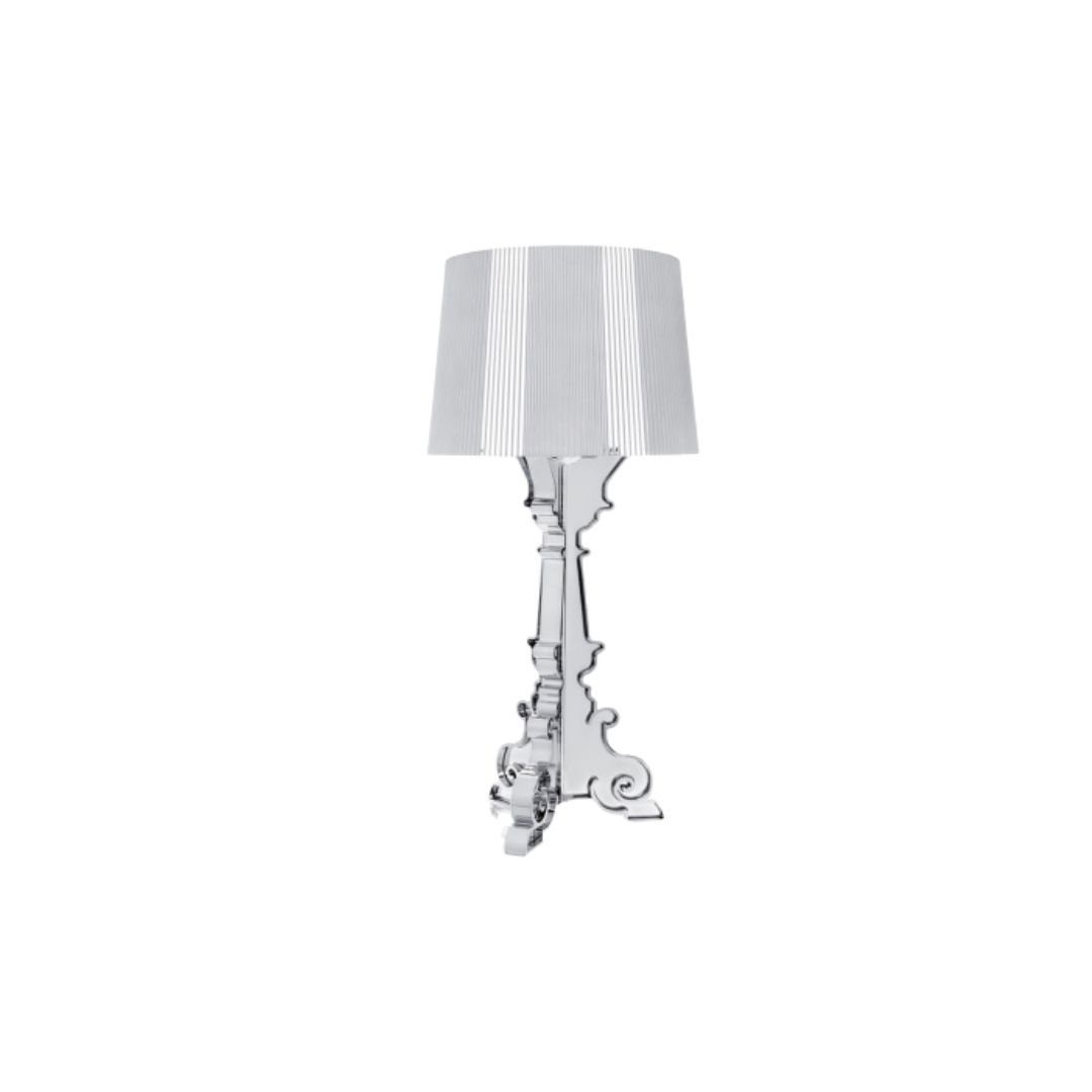 LSP Website Product Photo Bourgie Table Lamp - Metal Silver - Image 1