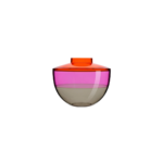 Shibuya Vase - Orange/Violet/Smoke