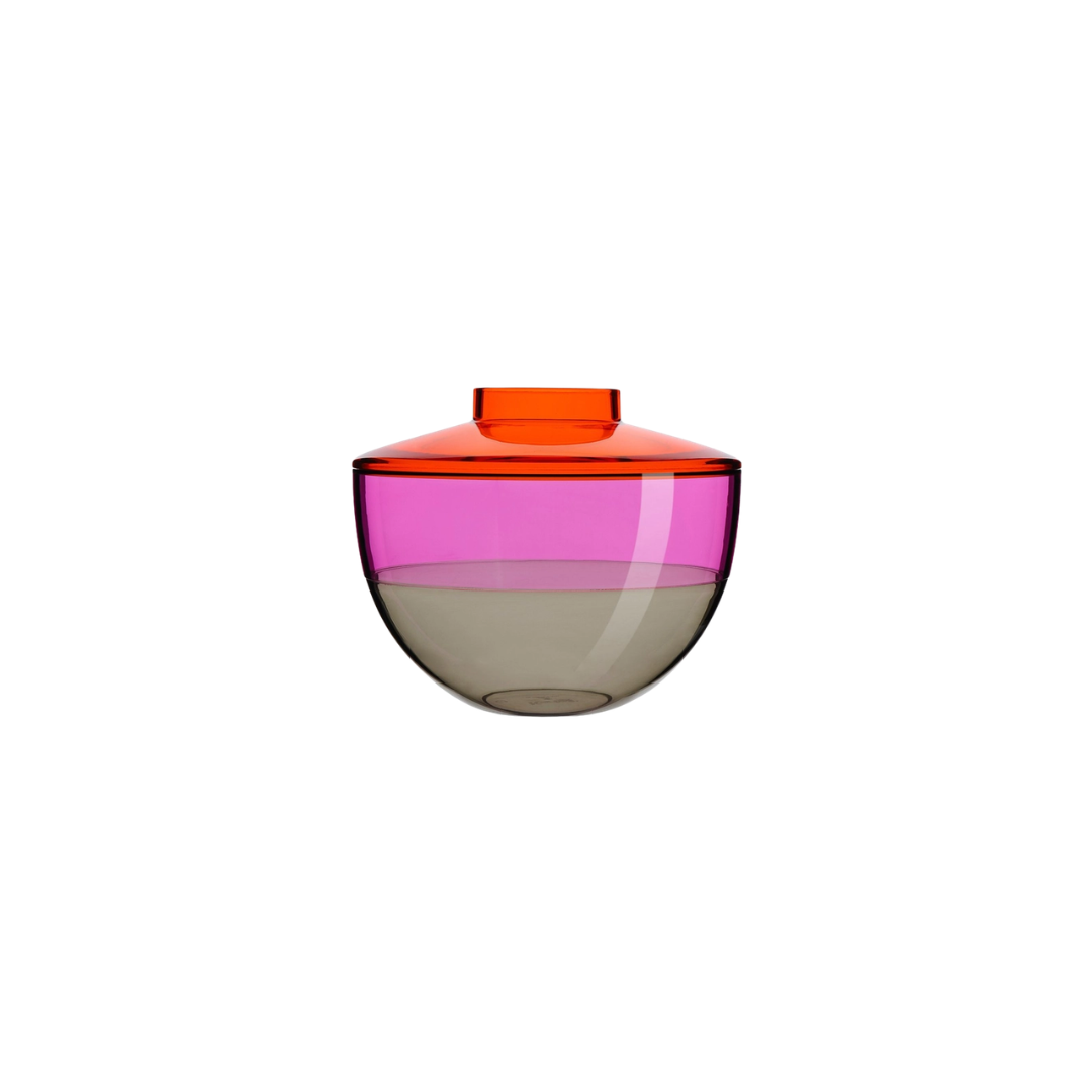 LSP Website Product Photo Shibuya Vase - Orange/Violet/Smoke - Image 1