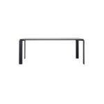 Four Ceramic 190x90CM Dining Table - White, Black
