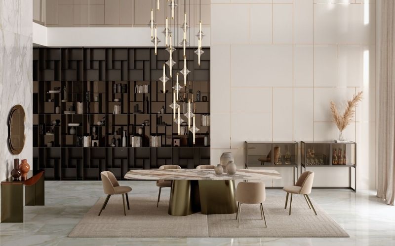 modern contemporary furniture, European furniture in Singapore, Bontempi Casa Singapore, luxury dining chairs, luxury dining table