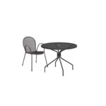 (Bundle Set) Cambi Table + 4 Ronda Chair Set