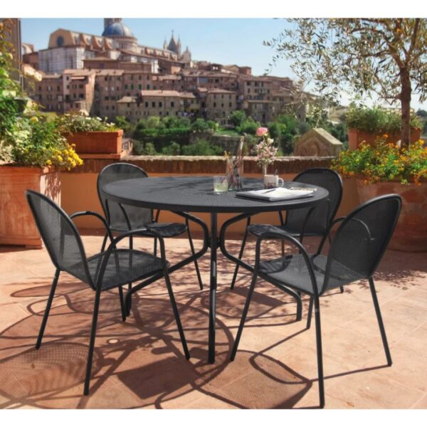 (Bundle Set) Cambi Table + 4 Ronda Chair Set - Image 2