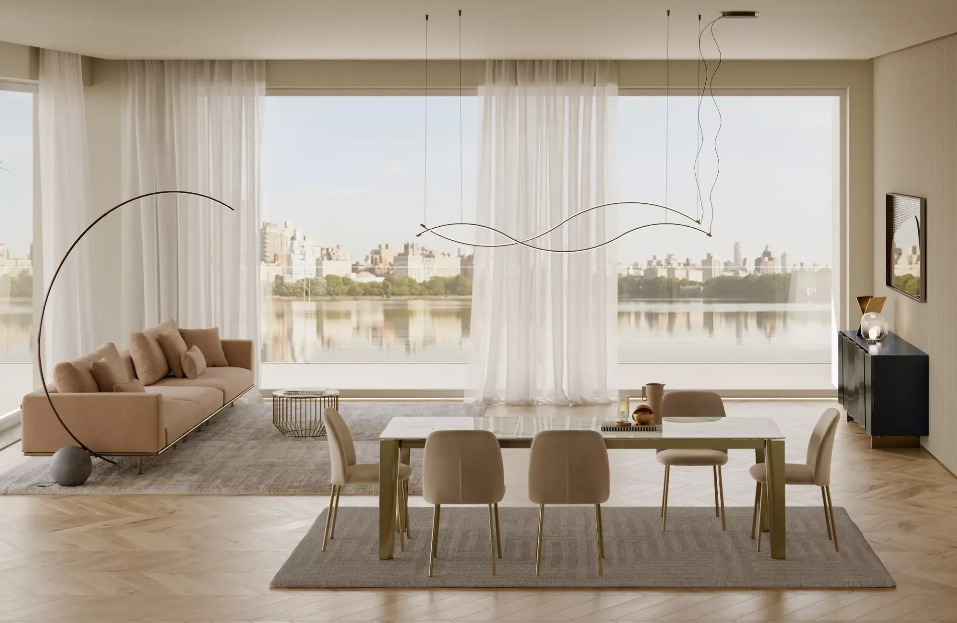 Bontempi Casa, interior design in Singapore, sofa, dining table, luxury furniture in Singapore