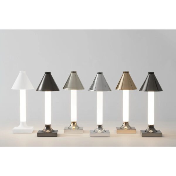 Goodnight Table Lamp with Cap - Polished Chrome - Image 4