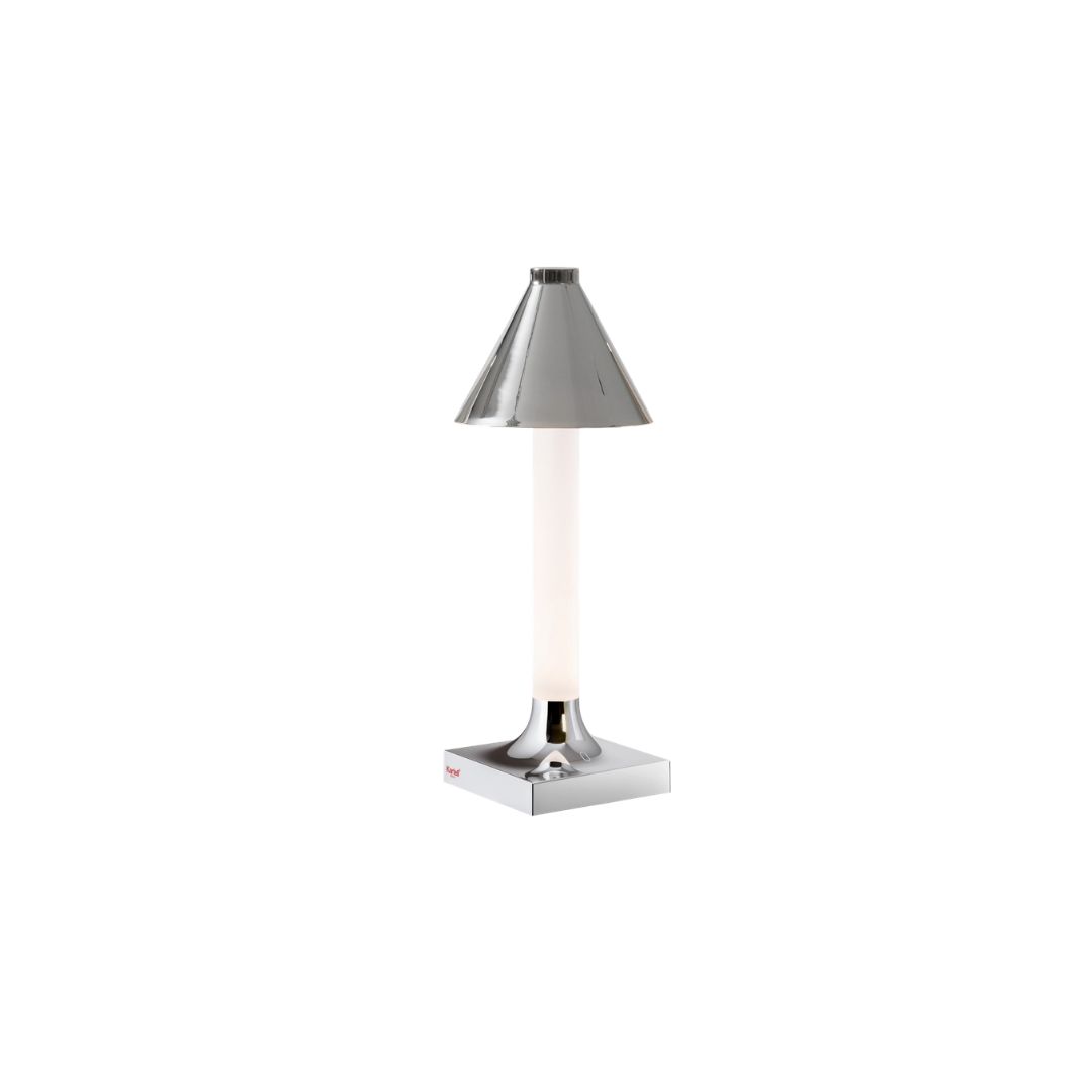 LSP Website Product Photo Goodnight Table Lamp with Cap - Polished Chrome - Image 1