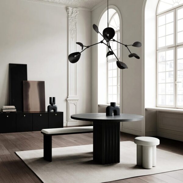 Stingray Chandelier - Burned Black (5m) - Image 2