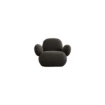 Toe Flat Armchair - Deep Taupe