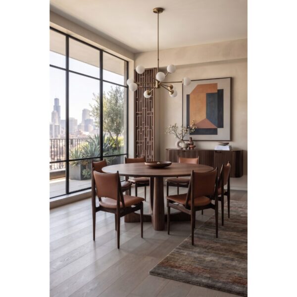 Axis Leather Dining Chair - Image 2