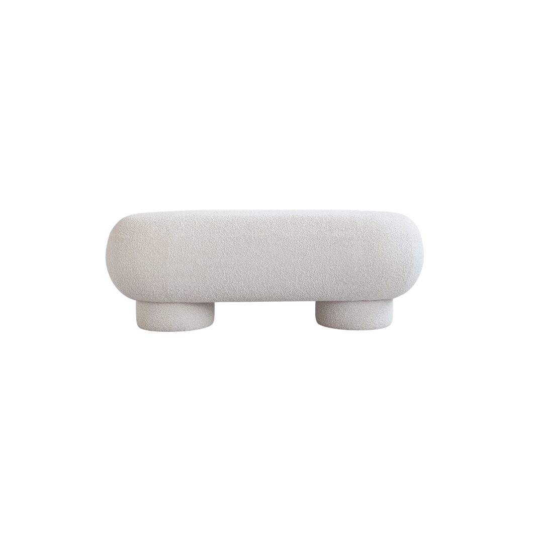 Big Foot Bench- Off White_101 Copenhagen _ Lifestorey Edit Singapore Big Foot Bench - Off White - Image 1