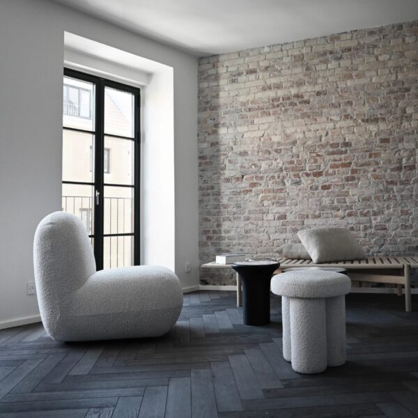 Big Foot Stool - Off White - Image 3